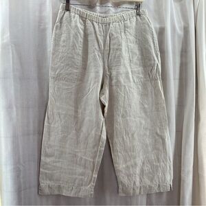 100% linen pants